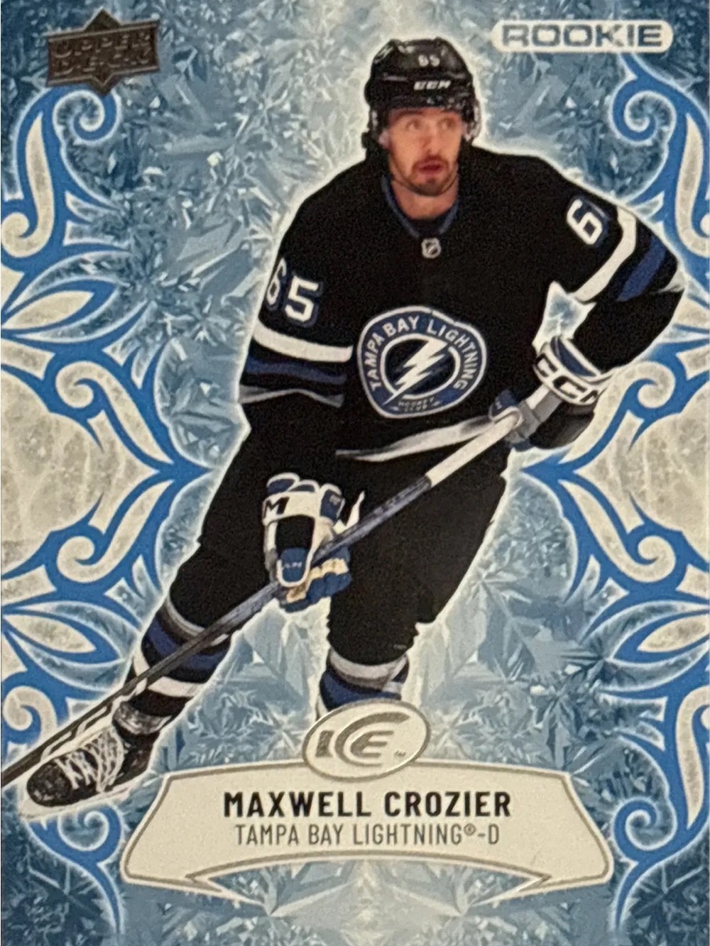 Upper Deck Maxwell Crozier Rookie Hockey Trading Card